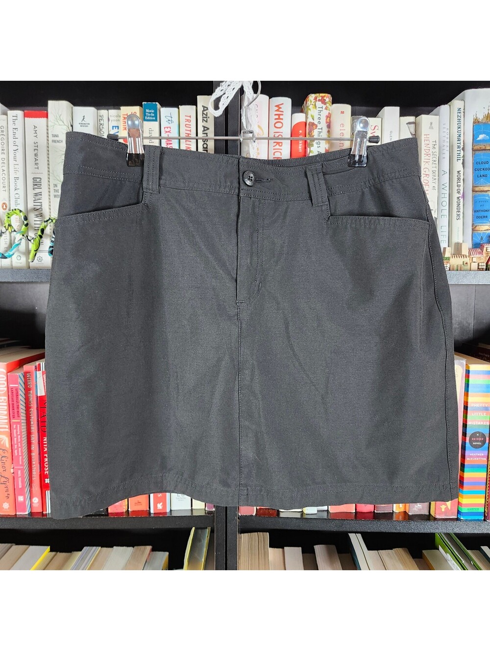 Eddie Bauer Black Stretch Skort Women's Size 10 Casual Golf Hiking